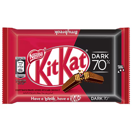 KITKAT® 4 Finger Dark Chocolate Bar
