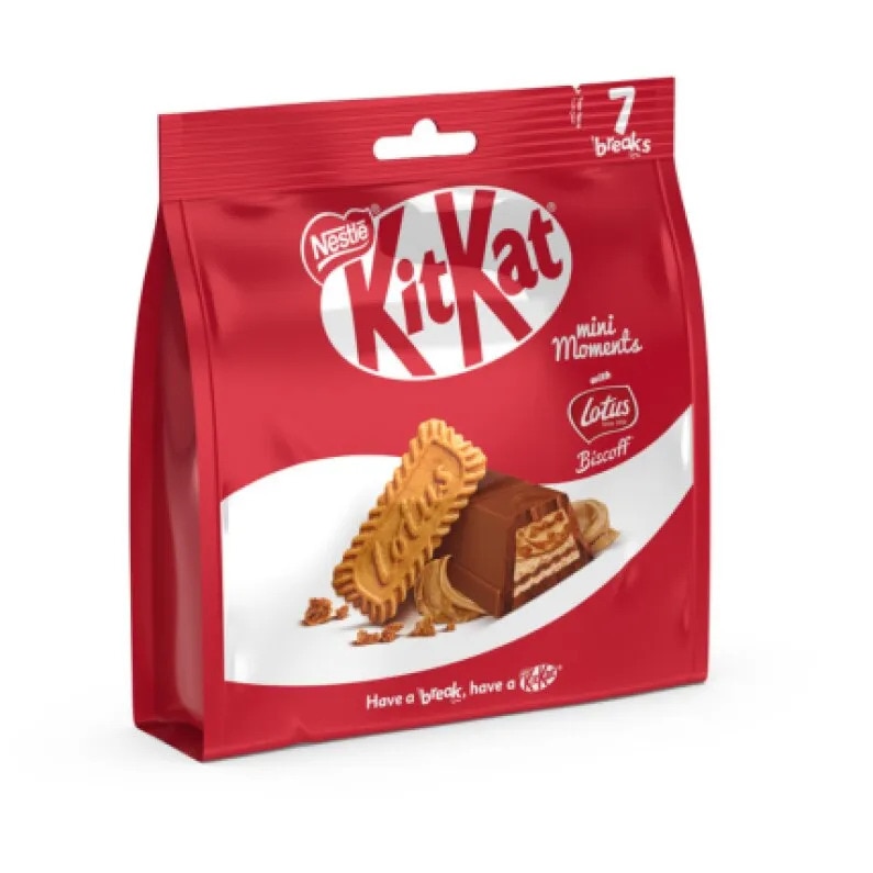 KitKat Mini Moments Bag Lotus Biscoff Chocolate