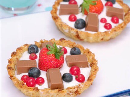 Kitkat Fruit Tartlets