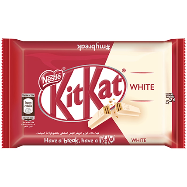 KITKAT® 4 Finger White Chocolate Bar 